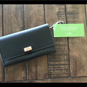 NWT Black Kate Spade Wallet